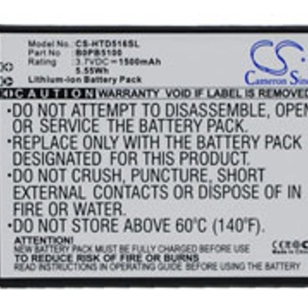 Ilc Replacement For Htc B0Pb5100 Battery B0PB5100